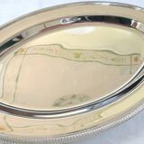 English silver plated oval serving dish