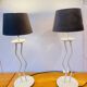 Pair of postmodern lamps from the 1980s.