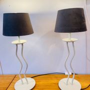 Paire de lampes postmodernes années 80
