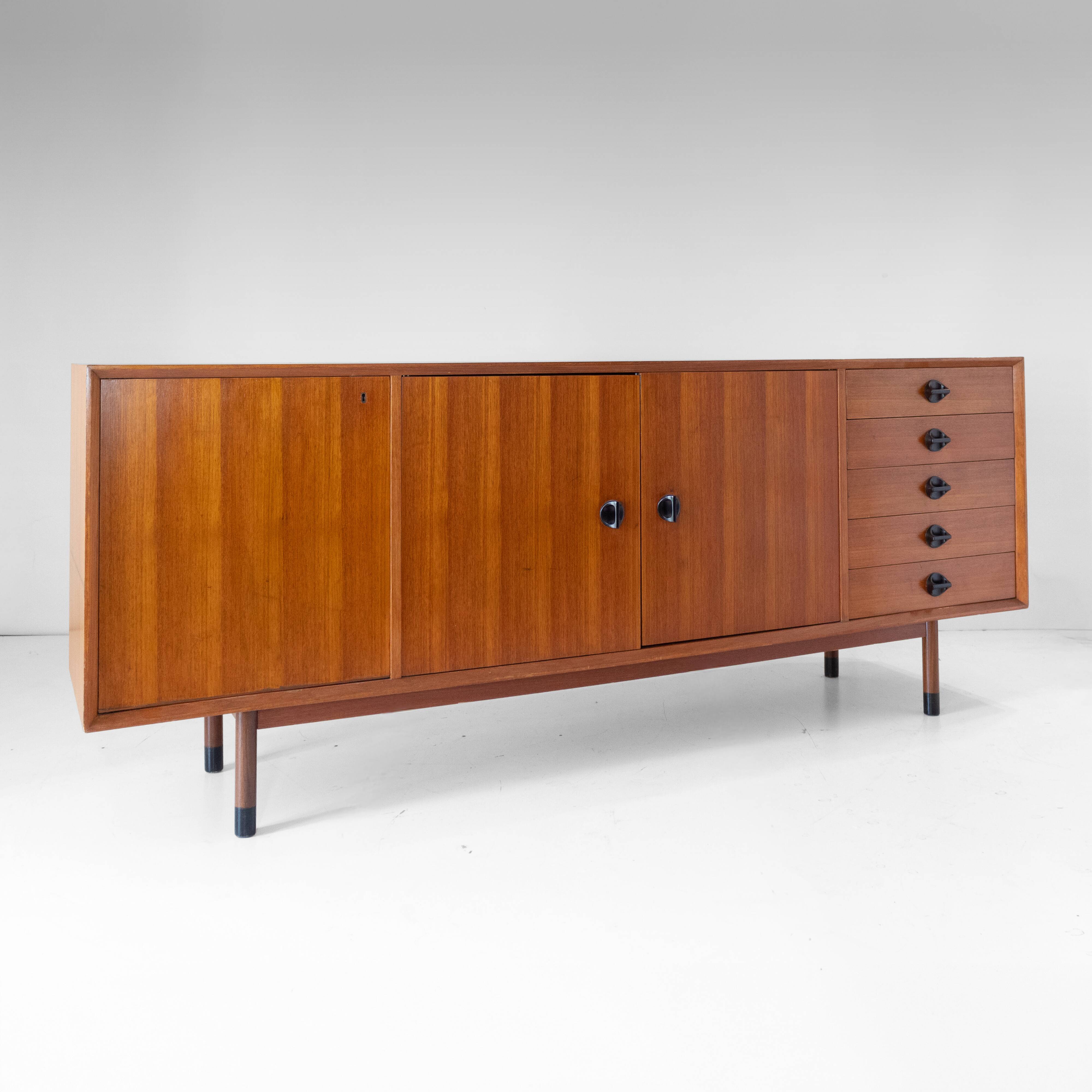 Mid-Century Modern Teak Sideboard by George Coslin for Faram, Italy, 1960s
