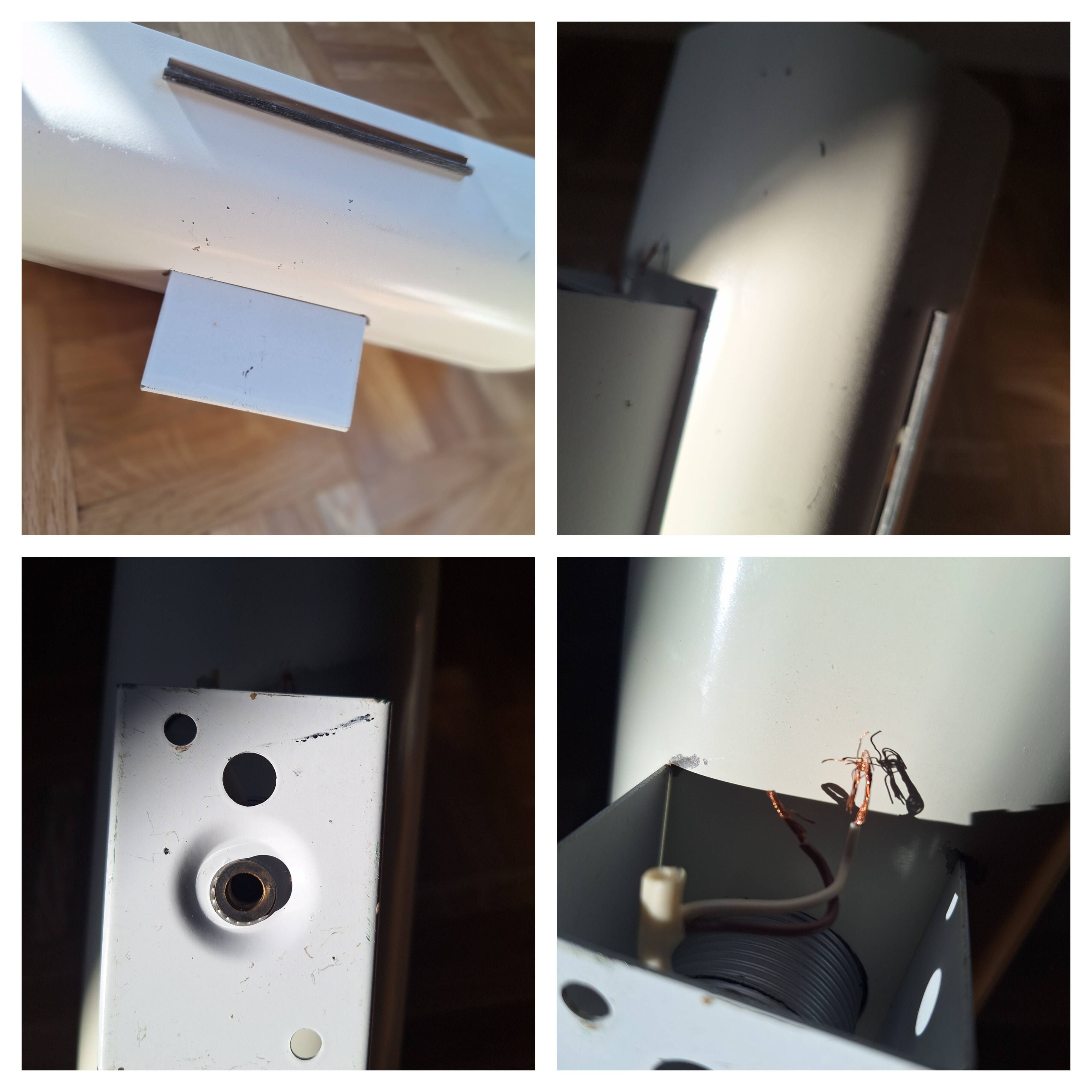 2 SPACE AGE wall lamp Futuristic design 1970 Reggiani Italy