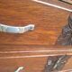 Large Art Deco chest of drawers, vintage antique furniture.