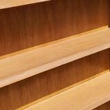 Wall shelf from the 50s in solid blond oak