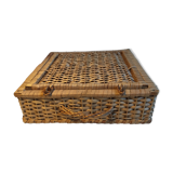Box vintage rattan