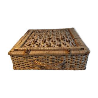 Box vintage rattan