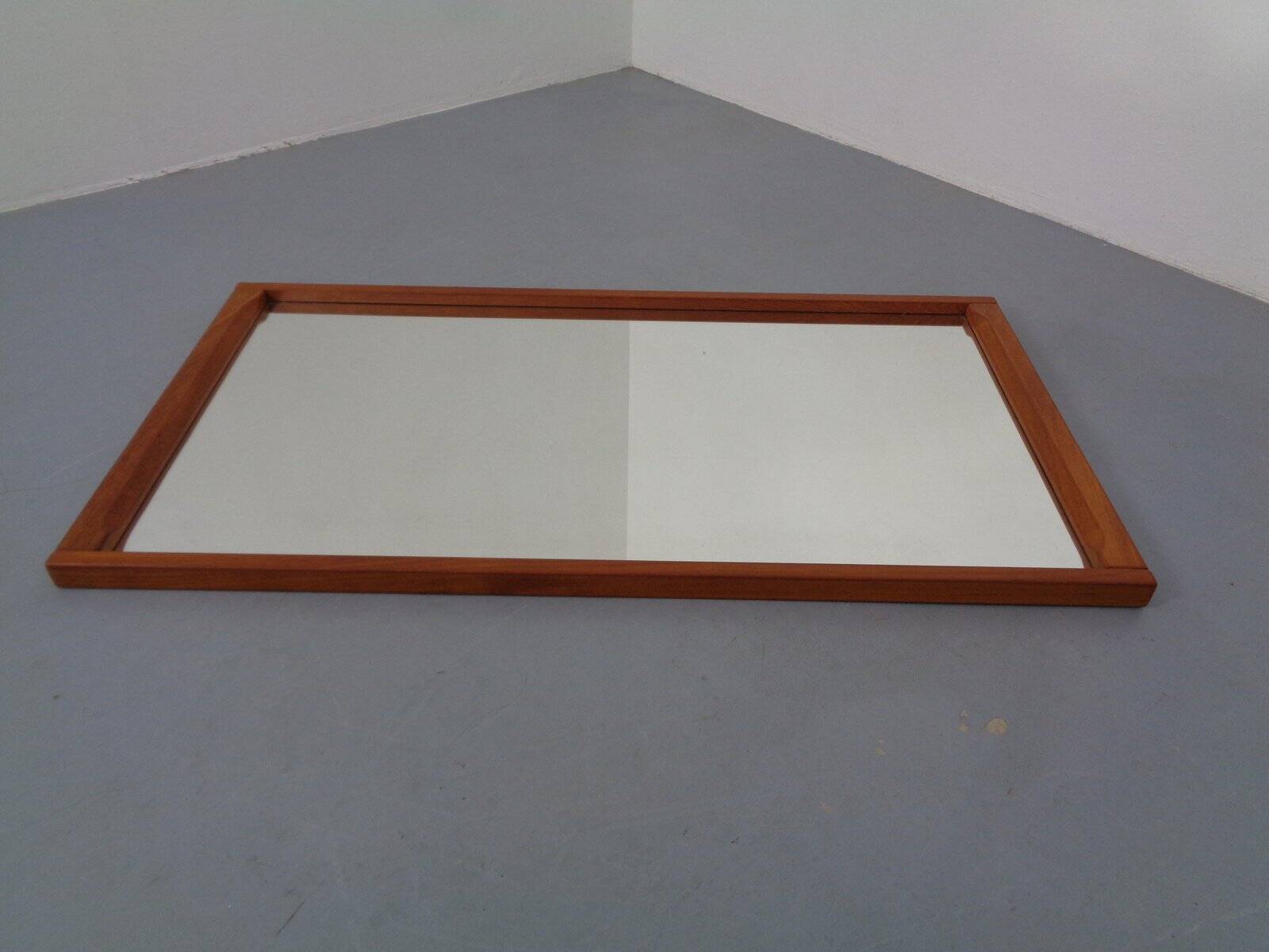 Danish No 196 Mirror in Teak by Aksel Kjersgaard, 1960s