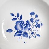 Badonviller art deco blue deep dish