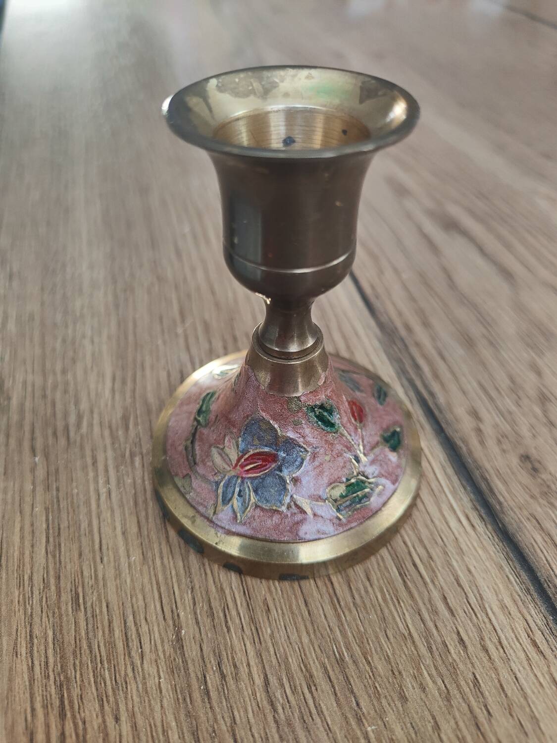 Vintage brass candlestick