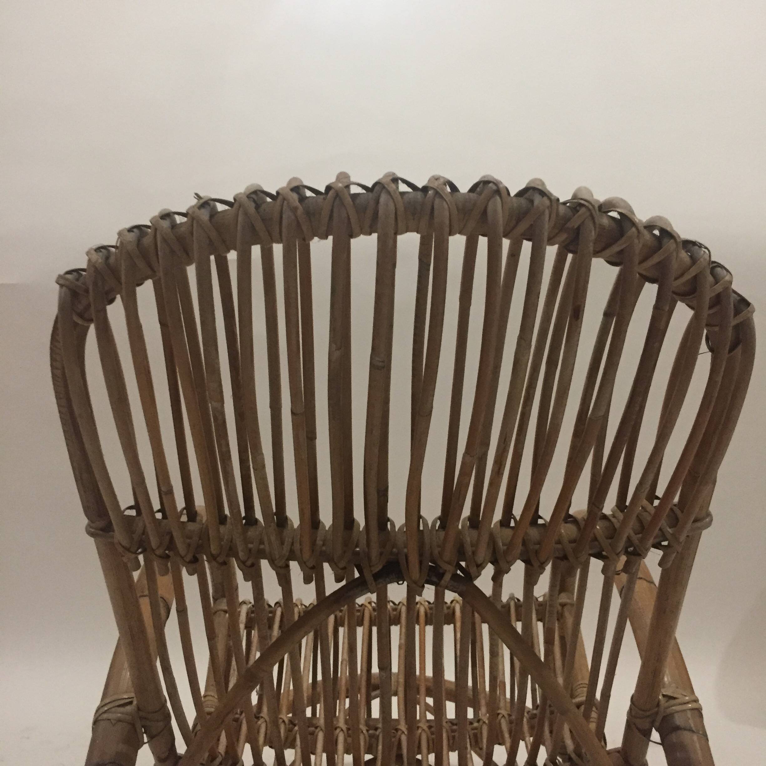 Rattan Rocking Chair by Nohe Noordwolde