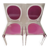 Pair of chairs “Ghost”, JC de Castelbajac for Acrila, Vidrio acrílico, after Philippe Starck – Fra