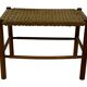 Vintage Stool Danish Papercord Rope small Stool Mid Century