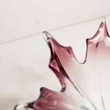 Vase in Murano glass by Fratelli Toso H 27.5cm