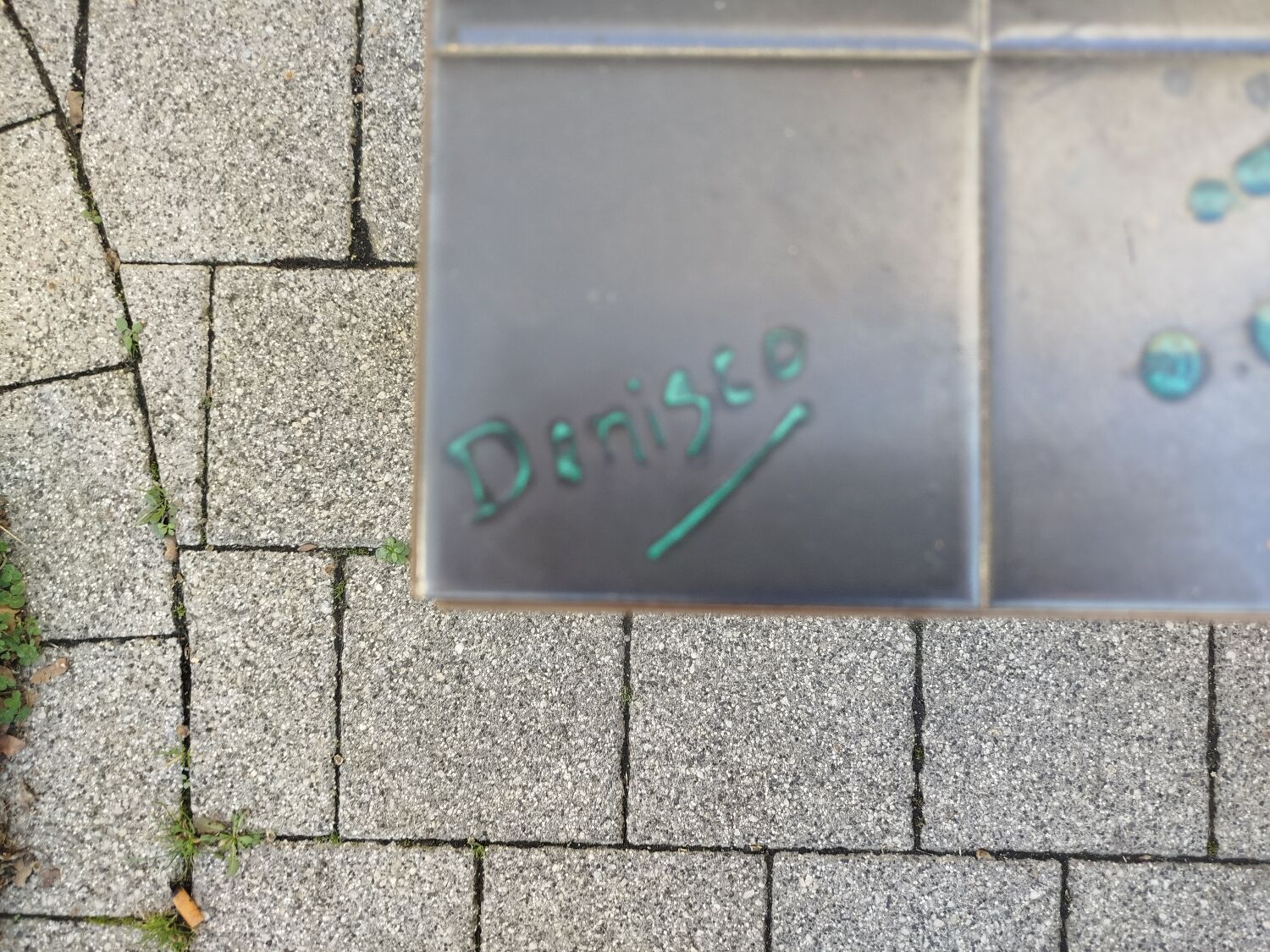 Ceramic coffee table from the 1950s signed Denisco.