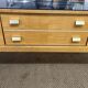 Vintage dressing table from the 50s in birch wood