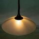 1980s Memphis glass suspension, vintage pull switch lamp.