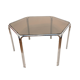 Hexagonal tubular dining table