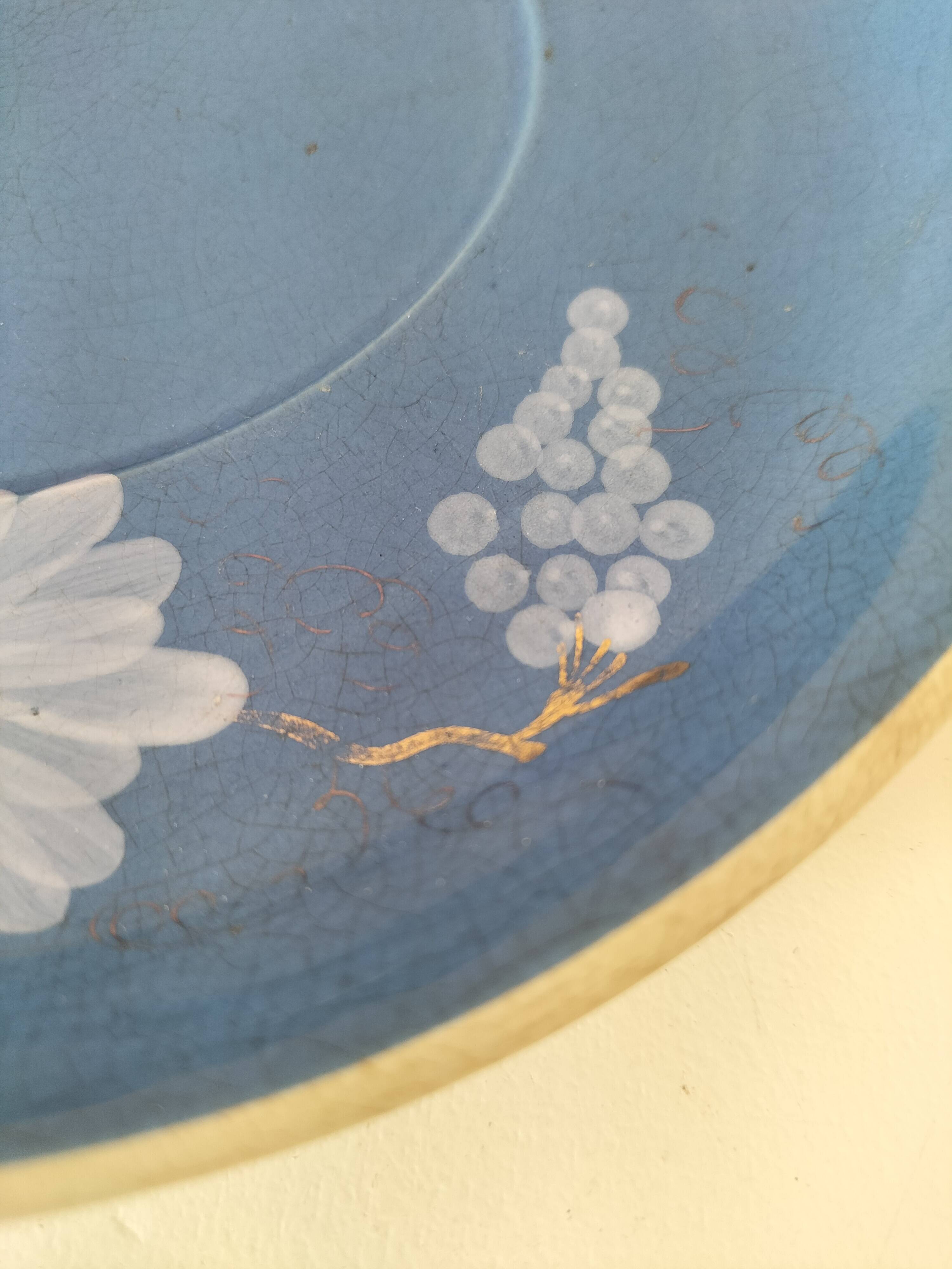 Plate in opaque Sarreguemines