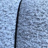 Blue wool cocktail chair 1960s