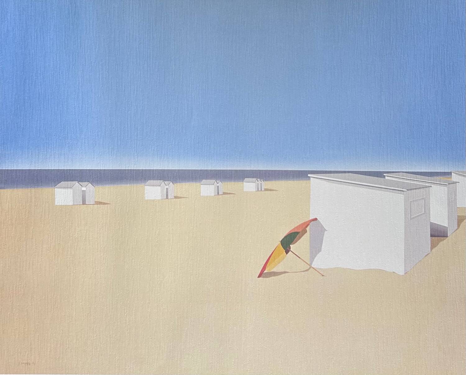 Screenprint Il Parasole signed V.Stoppa