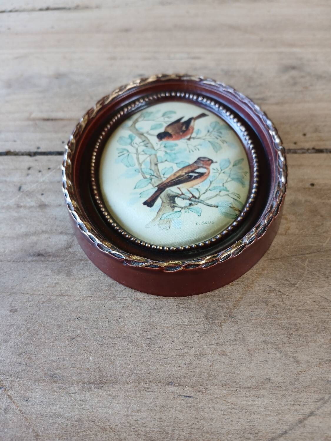 Miniature painting on silk