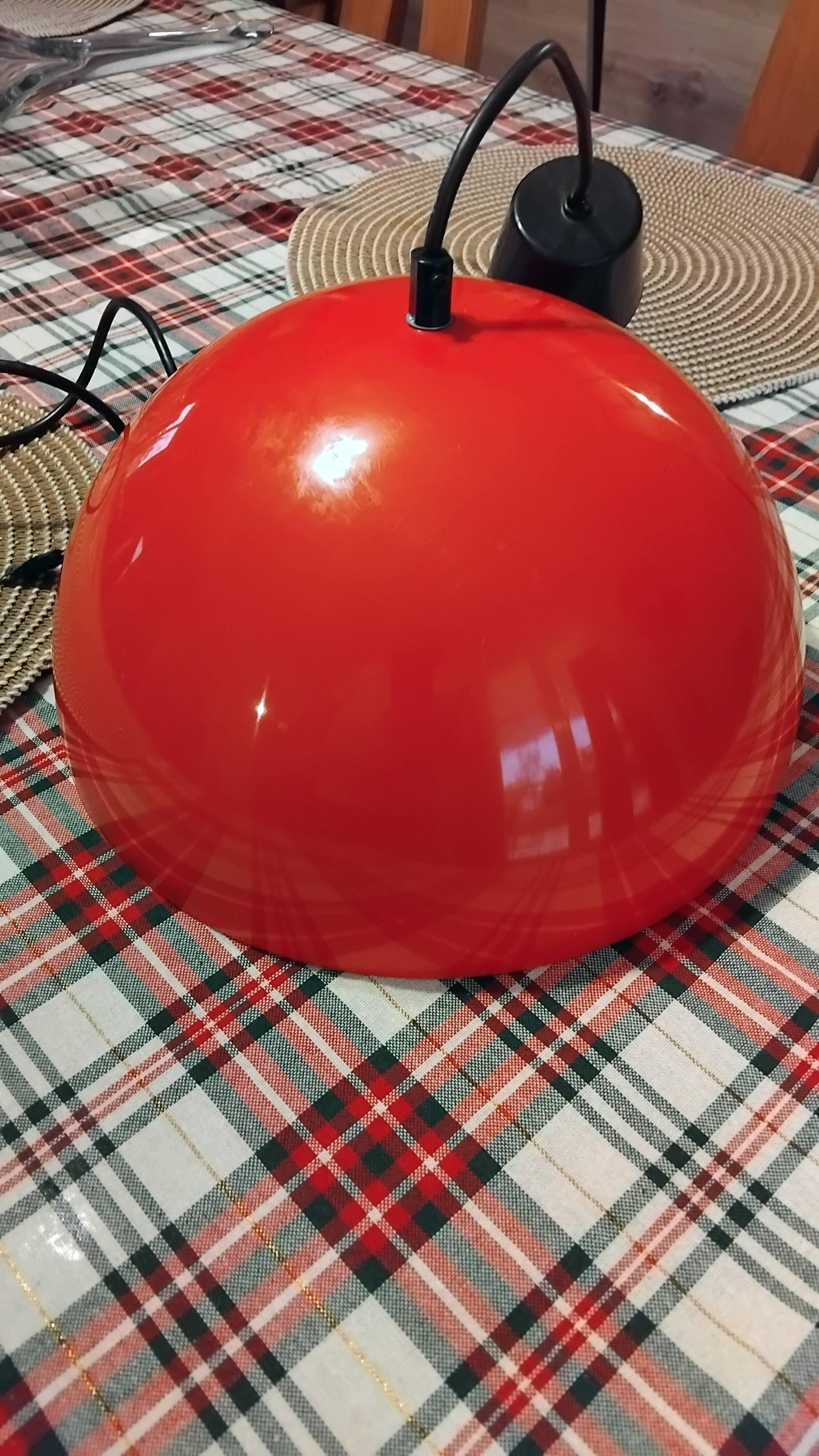 Vintage Space Age Pendant Light 1970s