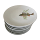 12 assiettes en porcelaine