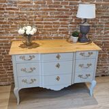 Regency style cherry chest of drawers