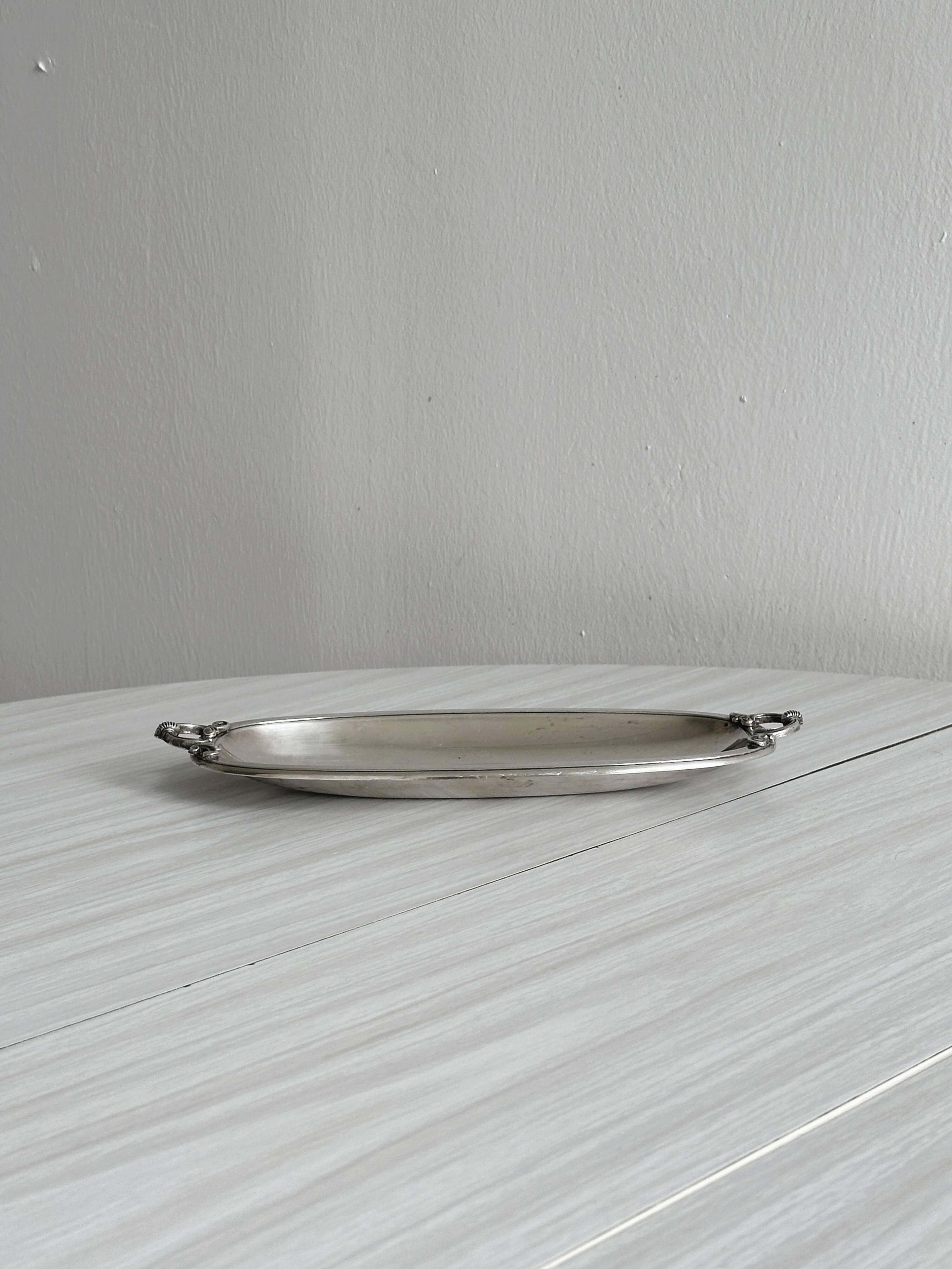 Small tray - antique metal dish