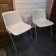 Pair of vintage Wilkhahn chairs, fibreglass shell, aluminium, 1970.