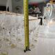 Crystal glassware set with decanter.