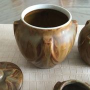 Lot de quatre pots à épices Denbac numérotés