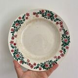 Set of 6 vintage hollow plates model Cécile de HBCM (LOT 2)