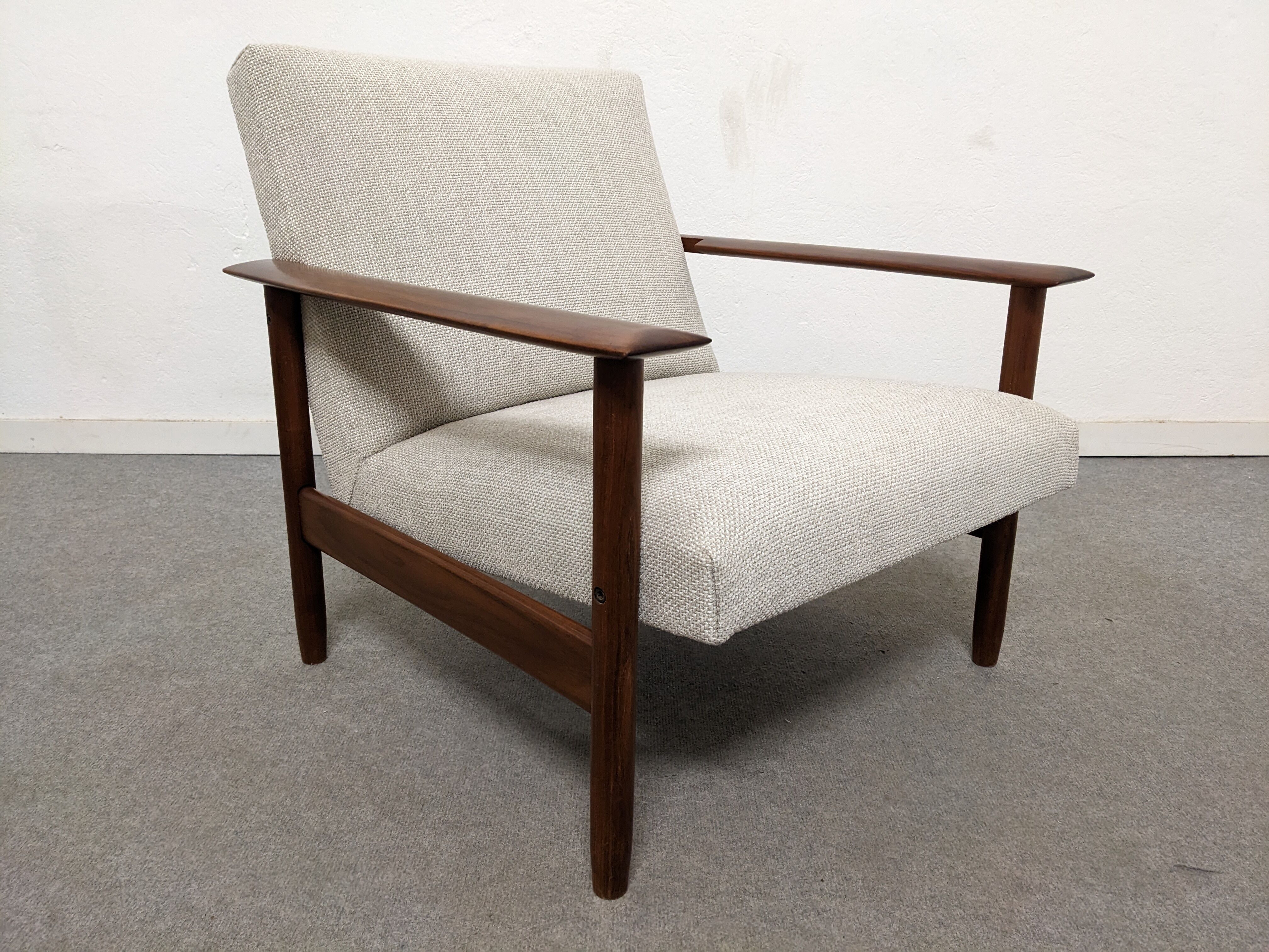 Pair of Danish teak armchairs from the 50s/60s