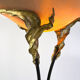 Art deco style floor lamp by Ligne D, 1980s