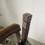 Set of 6 brutalist chairs from the 1940s