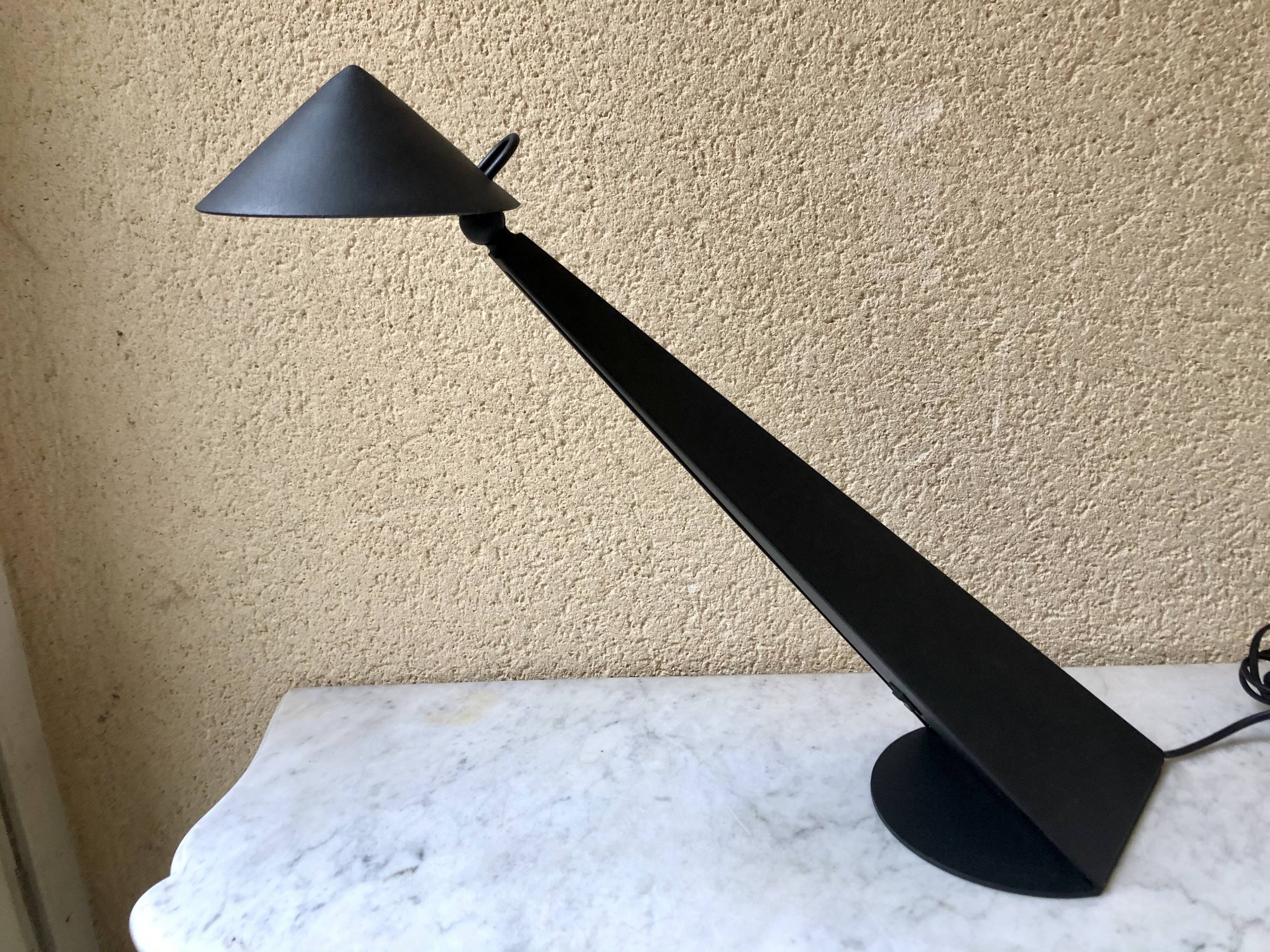 Toucan office lamp design Patrice Bonneau edition Genexco vintage 80s