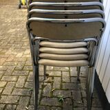 6 vintage Souvignet chairs