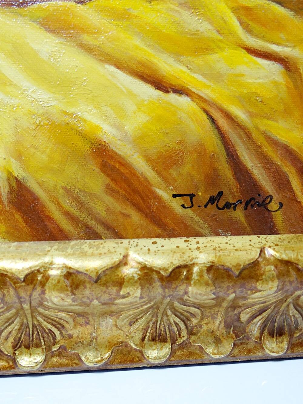 Tableau "Nu au coussin" "La paresseuse" d'après Daniel Hernández Morillo