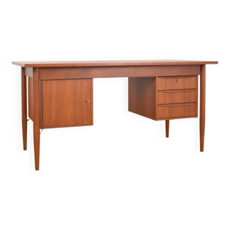 Mid-Century Danish Teak Desk by Gunnar Nielsen for Tibergaard, 1960s.