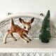 Rattan wall shelf