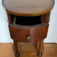 Cherry wood pedestal table