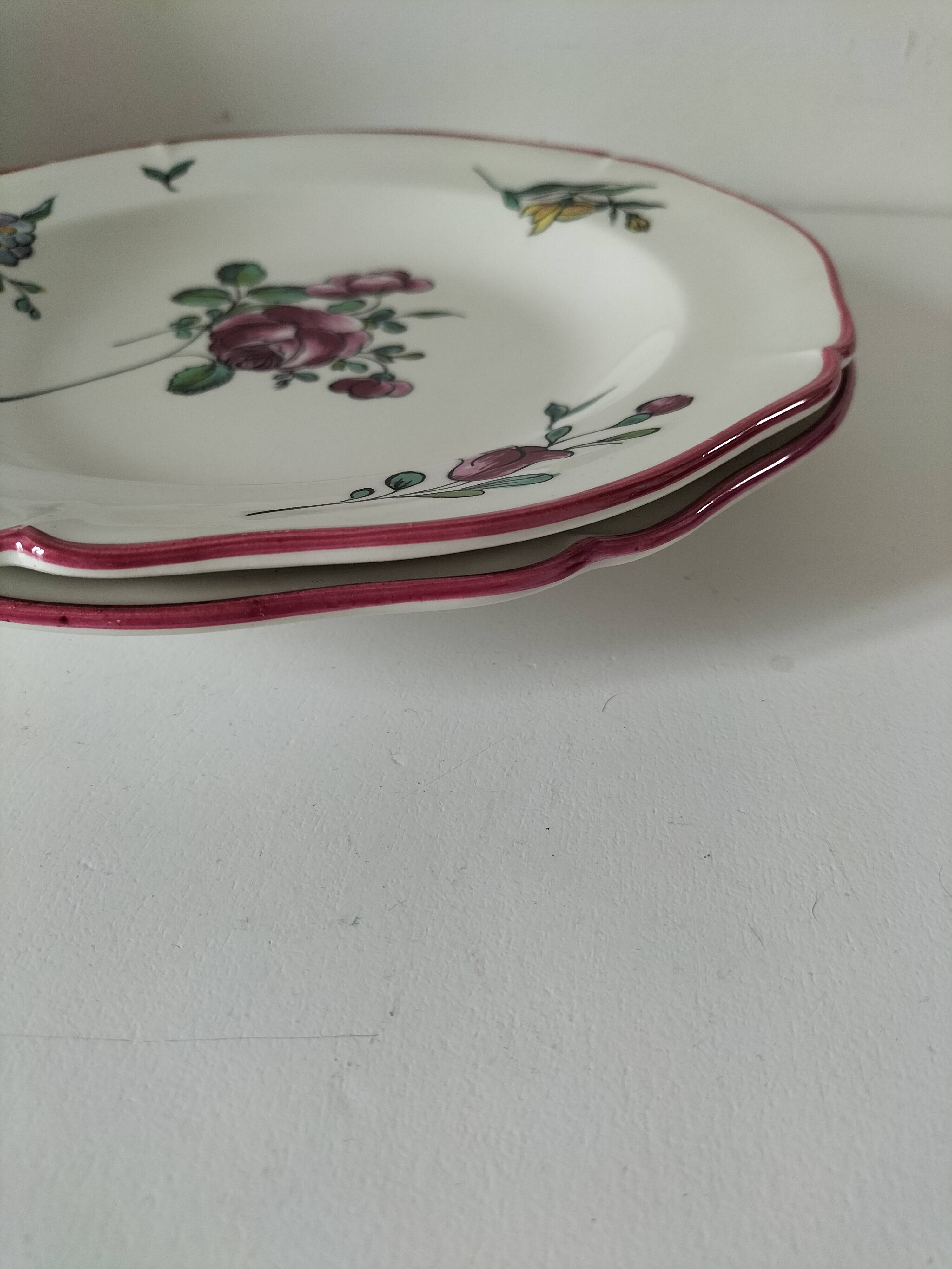 Gien Strasbourg model plate duo