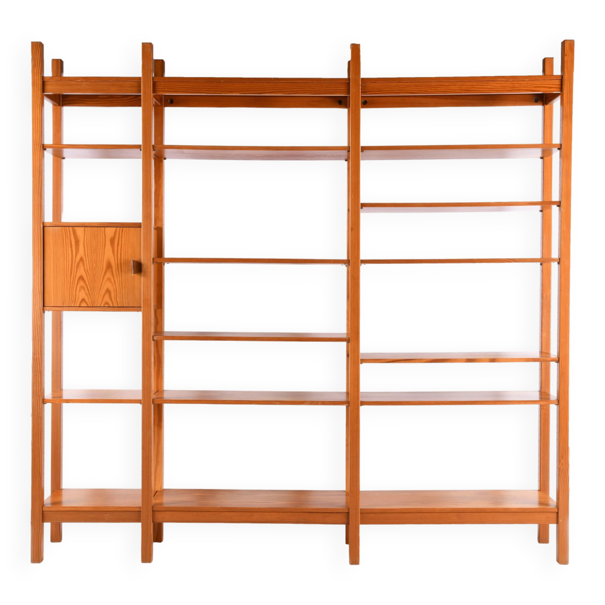 Pine bookshelf library