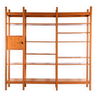 Pine bookshelf library