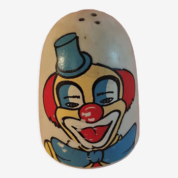 Advertising salt shaker Pinder and Uncle Ben's sandstone clown's head