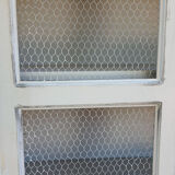 Large taupe gray chicken coop buffet
