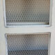 Large taupe gray chicken coop buffet