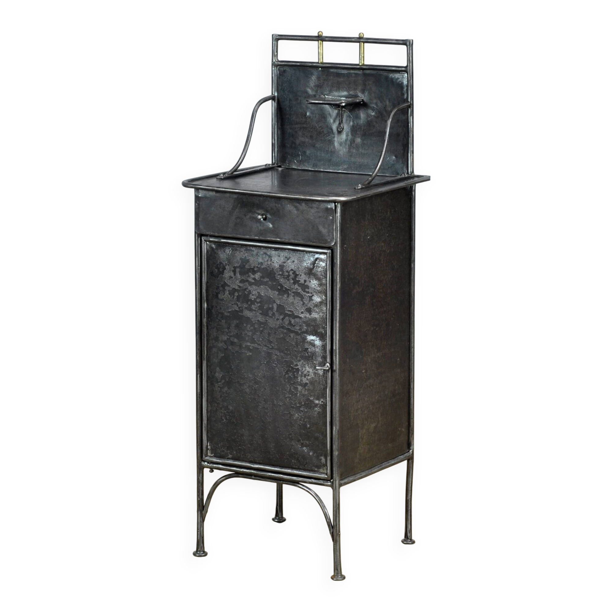 Iron bedside cabinet, 1910s