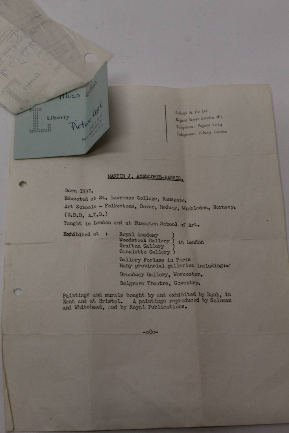 Oil On Board "Folkestone Harbour", Signed , Retailed Liberty & Co