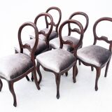 Antique chairs, Northern Europe, circa 1880. After restoration.
